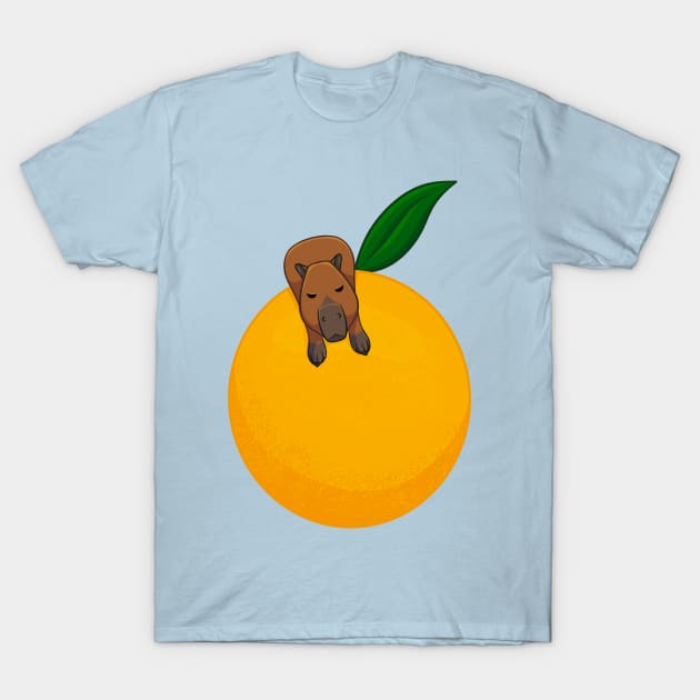 Yuzu Capybara T-Shirt by DeguArts